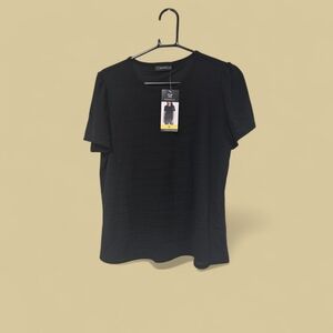 Rafaella Black Short Sleeve Tee